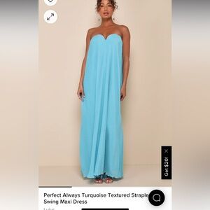 lulus turquoise maxi dress